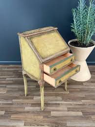 Vintage Italian Painted Drop-leaf Desk, C.1950's - Etsy