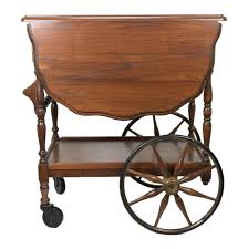 1920s-1930s Vintage Solid Maple Drop Leaf Tea Cart - Etsy