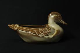 Vintage Brown Frankoma Duck Planter (V7121) - Etsy