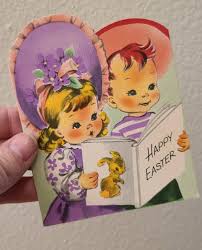 1940's Vintage Easter Cards-easter Ephemera-ducks-bunny ...