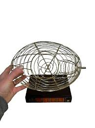 Vtg Primitive Chicken Hen Shaped Gold Wire Mesh Egg Basket Cottage Decor Brass | eBay