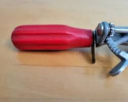 Vintage 1950's Peerless Ice Cream Scoop, Cast Aluminum With Red Plastic Handle - Etsy