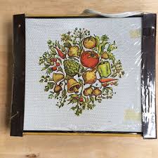 Vintage Jasco Products Small Warming Tray Vegetables Design, Model 725, NOS | eBay