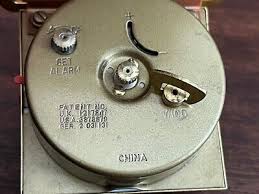 Vintage Westclox Folding Portable Travel Alarm Clock Brown ...