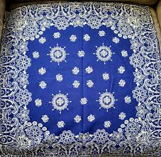 Tag Table Napkins Placemats Cotton Blue Bandana Cowboy ...