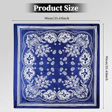 Giantree Women's Square Satin Head Scarves, 35" Soft Square ...