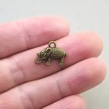 Elephant Charms, Small Elephant Pendant Beads, up to 40 Pcs ...