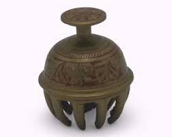 Etched Brass Elephant Claw Temple/meditation Bell - Etsy