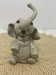 Vintage Ceramic Arts Studio Wisconsin Elephant Figurine | eBay