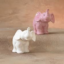 Bisque Elly Tiny Elephant (Unpainted, ready for glaze)