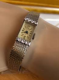 Vintage Women's Elgin 8 Diamond 10K Bezel 17 Jewels Gold Watch - Etsy Norway