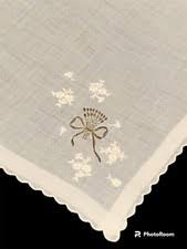 Cotton Embroidered Wedding Solid Vintage Plain & Solid Handkerchiefs for sale | eBay