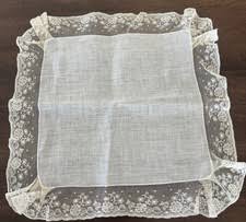 Ivory Vintage Plain & Solid Handkerchiefs for sale | eBay