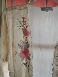 Vintage Chinese Silk Dressing Gown, hand embroidery, med | eBay