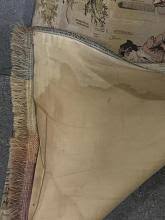 Sold at Auction: 72in Belgian Wall Tapestry & Curtain Rod