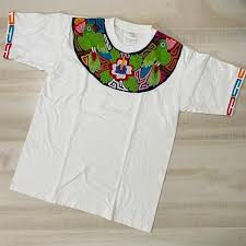 Vintage Unicrese Unique Floral Birds Design 90s T-Shirt Size L | eBay