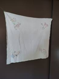 Vtg Embroidered Tablecloth Chefs 33 x 31 | eBay