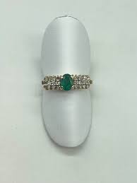 Sweet Emerald & Diamond Ring – Wilcox Jewelers