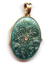 Authentic Vintage Faberge Egg Pendant/Locket, production by ...