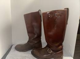 Browning Tall Engineer Brown Leather Snake Biker Boots Mens ...