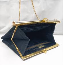 Vintage Clutch Bag in Black Suede, Original From the 1970s - Etsy