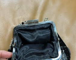 Black Formal Handbag, Evening Cocktail Bag, Silver and Black Purse - Etsy