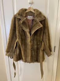 Lilli Ann San Francisco Vintage Faux Fur Belted Coat USA (No Size Tag) | eBay