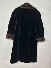 Vintage Faux Fur Coat Full Length Brown Black Chocolate Fox Mink Long Warm Bell Sleeves Mob Wife Old Money Warm 90s Rich Style Y2k Luxury - Etsy