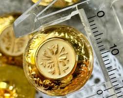 3 Size,vintage Flower Gold Buttons,decoration Buttons.#i65110 - Etsy