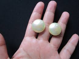 Classic CINER Silver Plated W/ Satin Luster Cream Pearl ...