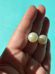 VINTAGE PEARL Earrings,vintage Pearl Circle Earrings,vintage ...