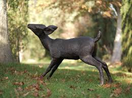 Graceful Fawn – Bronze Sculpture. 81x40x60cm - 14Kg – Bronze Decor
