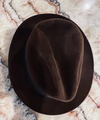 Vintage Dobbs New York Fedora Hat D525 Hunter Mt 001 Cognac Brown Mens 6 3/4 | eBay