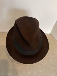 Vtg PORTIS Fedora Hat Sz 7 1/4 Swans Down Finish Swans Water Repellant Finish - Etsy