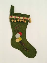 1950's Felt Stocking - Vintage Christmas Stocking - Etsy
