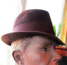 Men's Vintage 1950's 60's Fedora Brown Fur Felt Resistol Self Conforming Hat **scroll Down for Details - Etsy UK