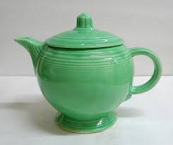 Fiesta Vintage C Handle Lidded Teapot Green | eBay