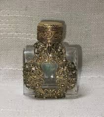 Vintage Antique Glass Perfume Spirit Cologne Bottle ...