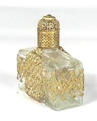 Beautiful Vintage French Perfume Bottle. Cologne. - Etsy