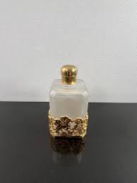 Vintage Satin Perfume Bottle - Etsy