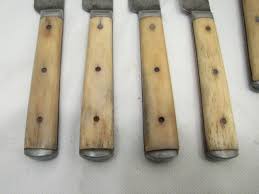 Antique Steer/Bovine Bone Handled Flatware 3-Tine Forks ...