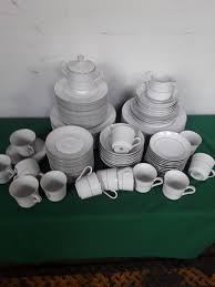 A Rare 97 Pieces Vintage Elegant Lace 6946 Taihei TC Fine China Made in Japan Mixed W/ Crown Victoria Lovelace & American Limoges Pieces - Etsy Australia