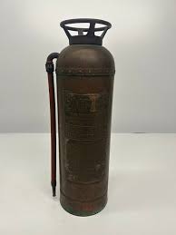 Vtg Empire Fire Extinguisher Copper Brass 23.5" American ...