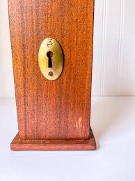 Vintage Wood Fireplace Matchstick Holder with Keyhole – High ...
