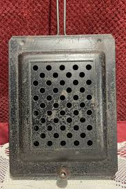 Vintage Fireplace Campfire Metal Popcorn Popper, Wooden Handle, Sliding Cover | eBay