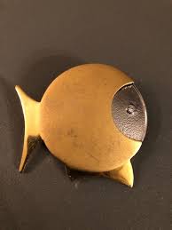 Unique Vintage MCM Modernist FISH Pin/pendant (circa 19600 - Etsy