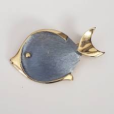 Vintage Brooch Fish Retro Collectible Pin Costume Jewelry - Etsy