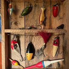 Vintage Fishing Lure Display - Etsy