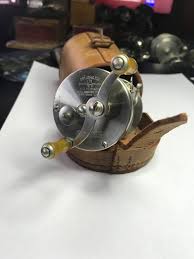 Pflueger SUPREME 1573 First Level wind Casting Reel Circa- 1919 With Original Proper marked Leather Case — VINTAGE FISHING REELS