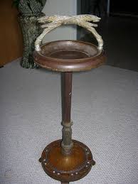 Vintage Double Greyhound Cast Iron Cigarette Smoking Ashtray Stand - Art Deco | #407611995